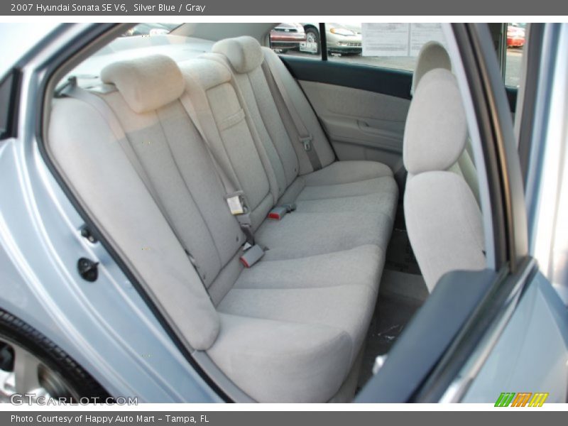 Silver Blue / Gray 2007 Hyundai Sonata SE V6