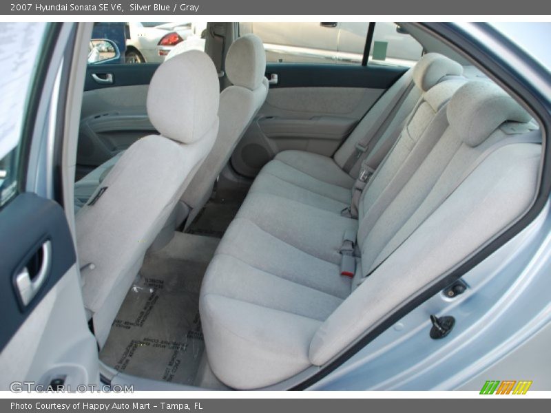 Silver Blue / Gray 2007 Hyundai Sonata SE V6