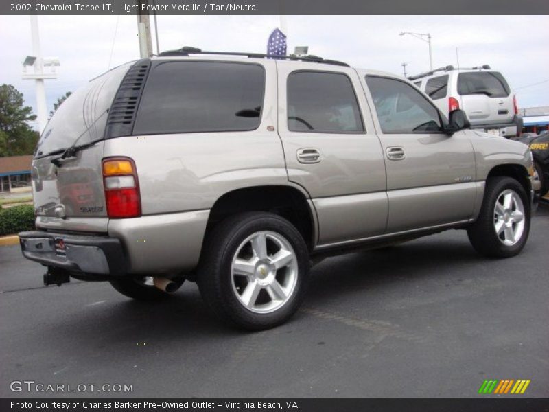 Light Pewter Metallic / Tan/Neutral 2002 Chevrolet Tahoe LT