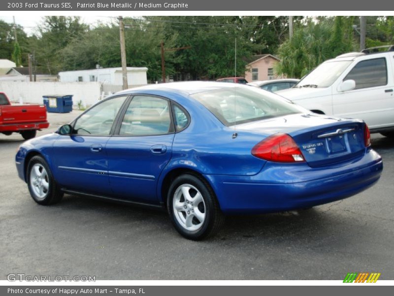 Patriot Blue Metallic / Medium Graphite 2003 Ford Taurus SES