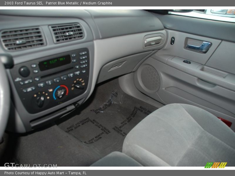 Patriot Blue Metallic / Medium Graphite 2003 Ford Taurus SES