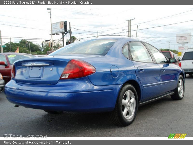 Patriot Blue Metallic / Medium Graphite 2003 Ford Taurus SES