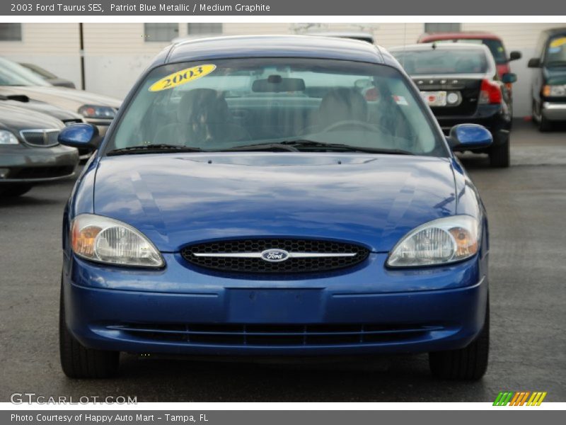 Patriot Blue Metallic / Medium Graphite 2003 Ford Taurus SES