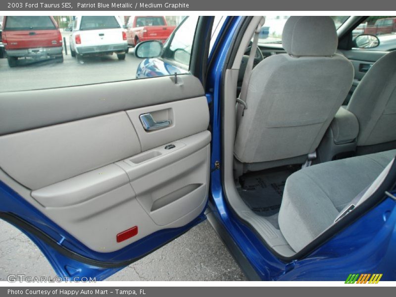 Patriot Blue Metallic / Medium Graphite 2003 Ford Taurus SES