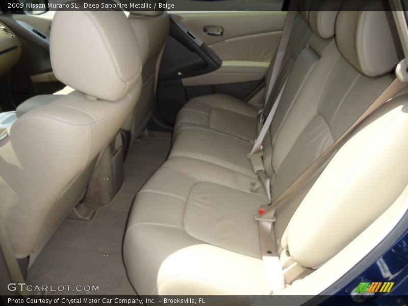 Deep Sapphire Metallic / Beige 2009 Nissan Murano SL