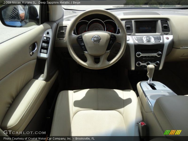 Deep Sapphire Metallic / Beige 2009 Nissan Murano SL