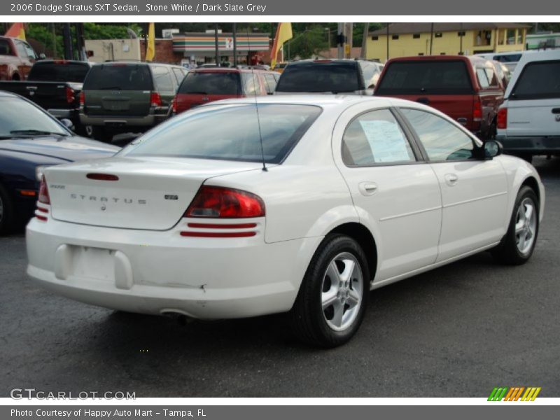 Stone White / Dark Slate Grey 2006 Dodge Stratus SXT Sedan