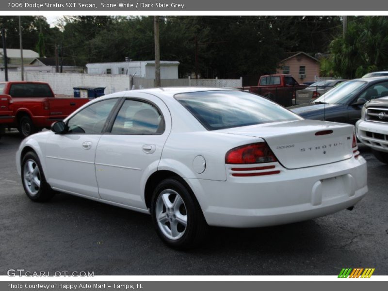 Stone White / Dark Slate Grey 2006 Dodge Stratus SXT Sedan