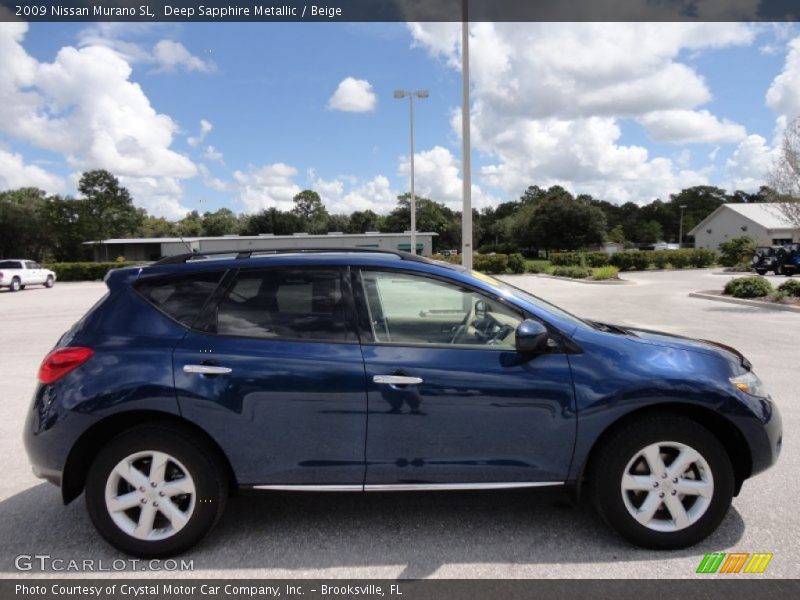 Deep Sapphire Metallic / Beige 2009 Nissan Murano SL