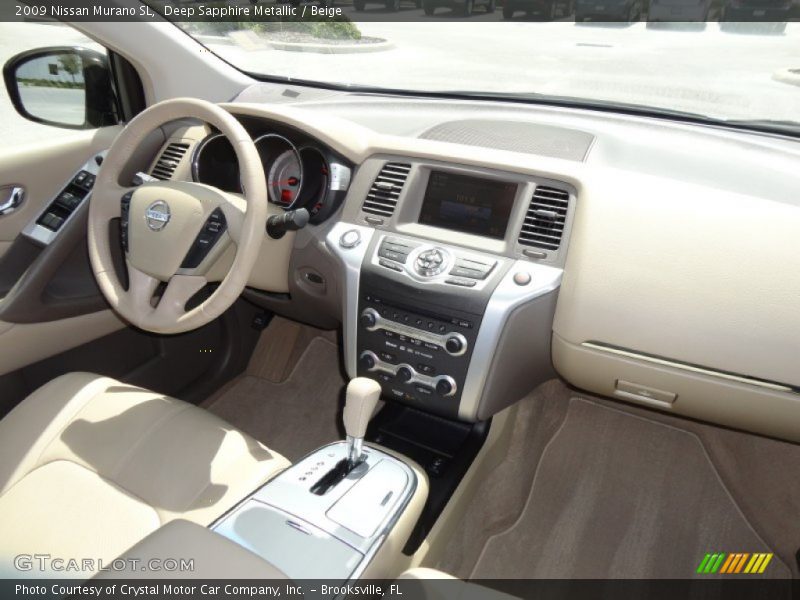 Deep Sapphire Metallic / Beige 2009 Nissan Murano SL