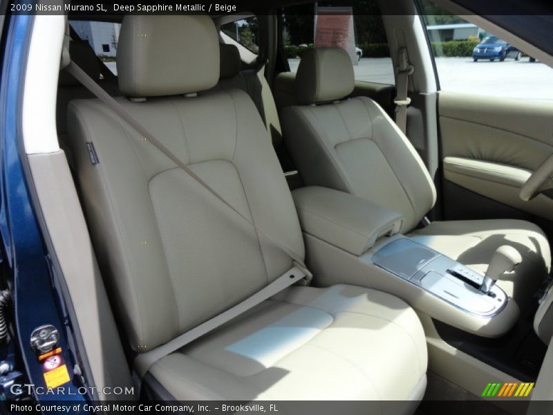Deep Sapphire Metallic / Beige 2009 Nissan Murano SL