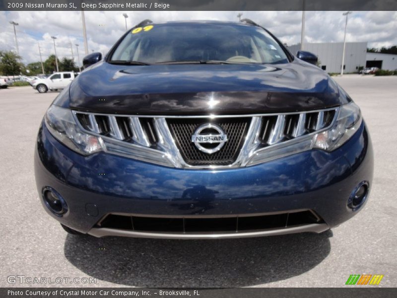 Deep Sapphire Metallic / Beige 2009 Nissan Murano SL