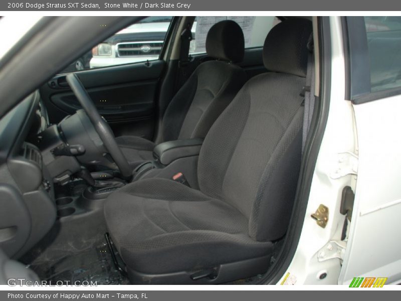 Stone White / Dark Slate Grey 2006 Dodge Stratus SXT Sedan