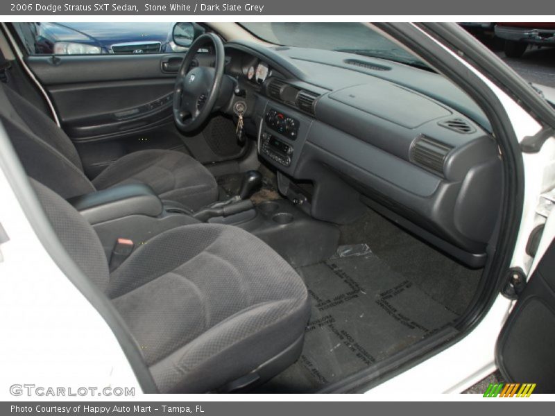 Stone White / Dark Slate Grey 2006 Dodge Stratus SXT Sedan