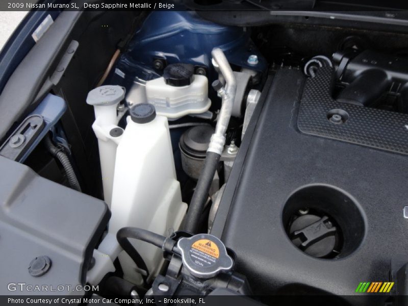 Deep Sapphire Metallic / Beige 2009 Nissan Murano SL