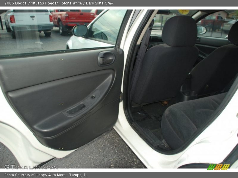 Stone White / Dark Slate Grey 2006 Dodge Stratus SXT Sedan