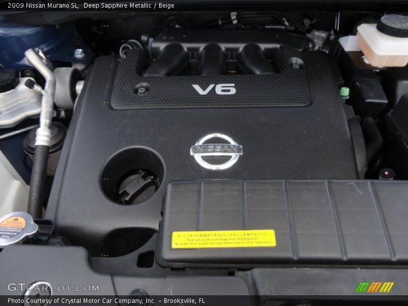 Deep Sapphire Metallic / Beige 2009 Nissan Murano SL