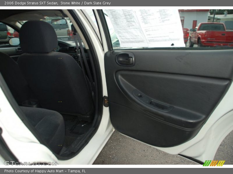 Stone White / Dark Slate Grey 2006 Dodge Stratus SXT Sedan