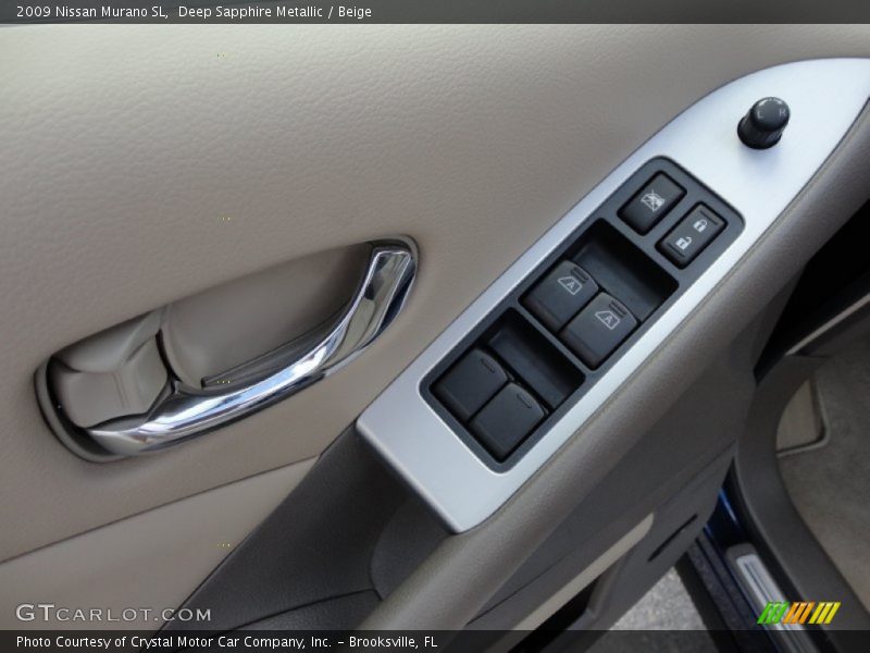 Deep Sapphire Metallic / Beige 2009 Nissan Murano SL