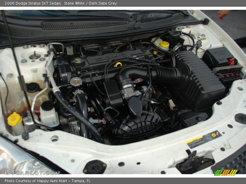 Stone White / Dark Slate Grey 2006 Dodge Stratus SXT Sedan