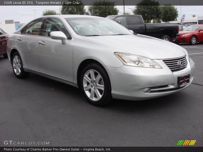 Tungsten Metallic / Light Gray 2008 Lexus ES 350