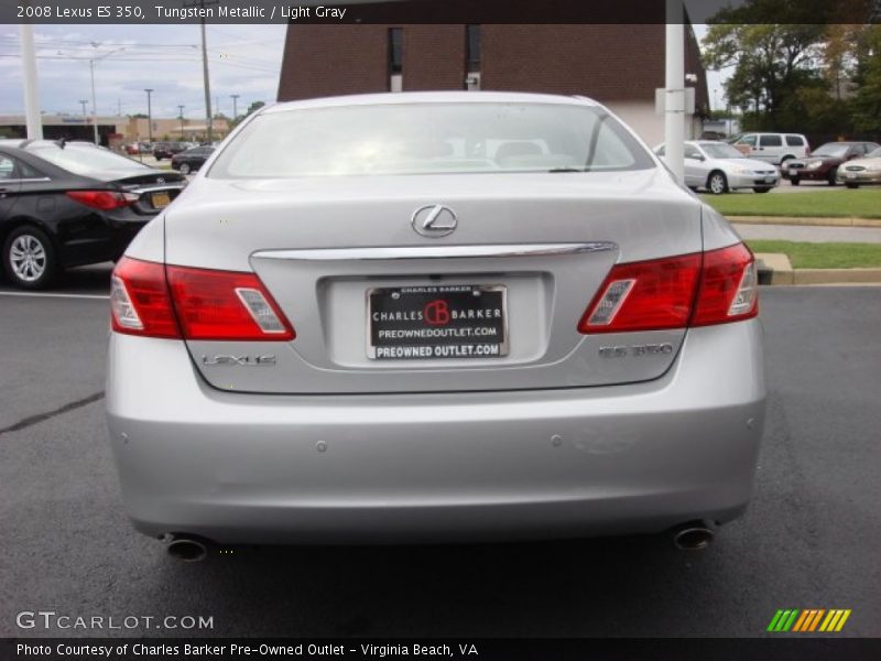 Tungsten Metallic / Light Gray 2008 Lexus ES 350