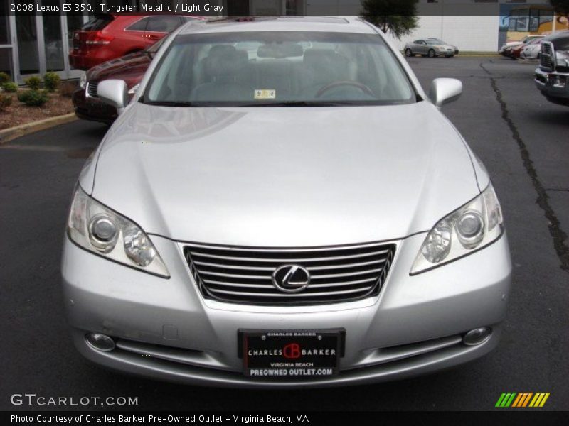 Tungsten Metallic / Light Gray 2008 Lexus ES 350