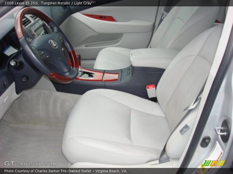 Tungsten Metallic / Light Gray 2008 Lexus ES 350