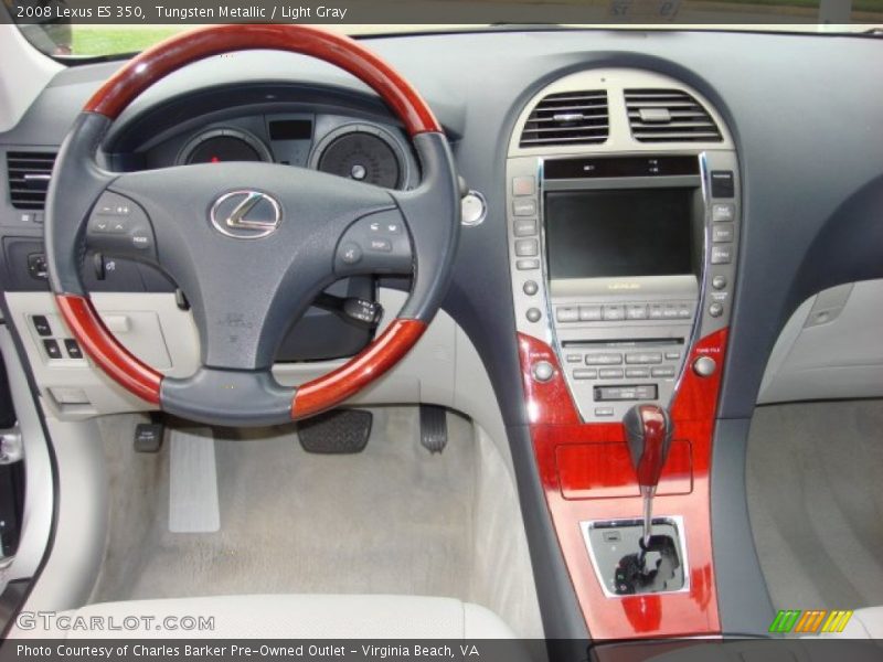 Tungsten Metallic / Light Gray 2008 Lexus ES 350