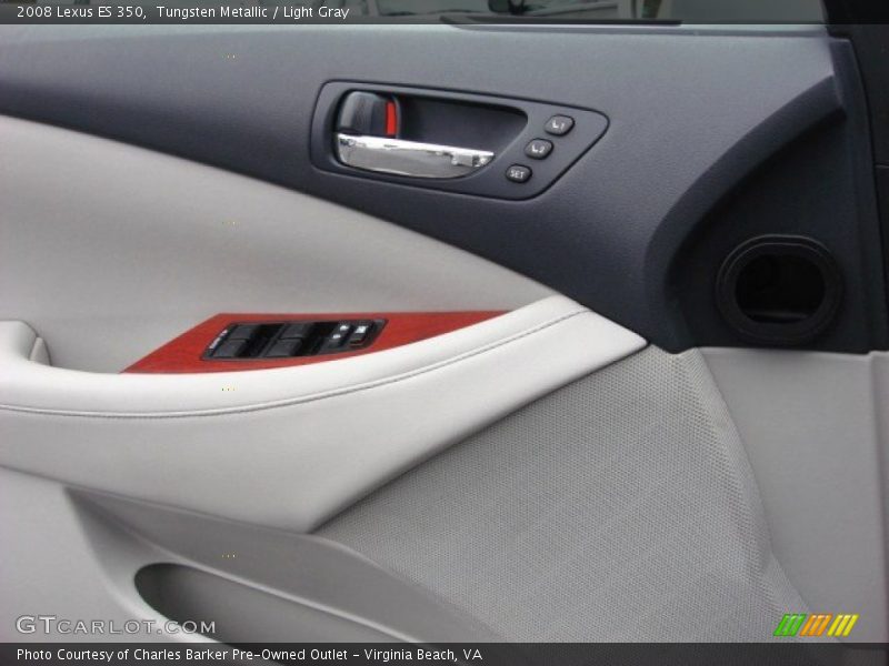 Tungsten Metallic / Light Gray 2008 Lexus ES 350