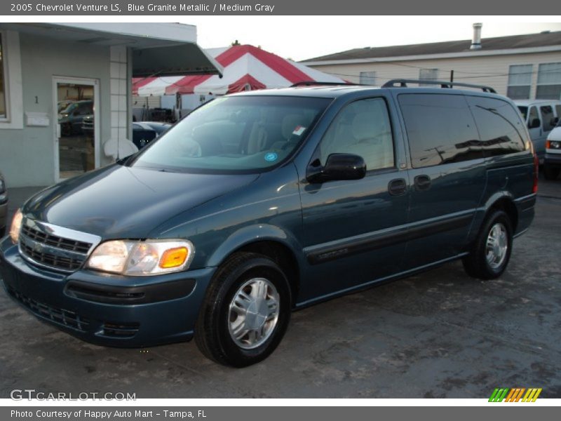 Blue Granite Metallic / Medium Gray 2005 Chevrolet Venture LS