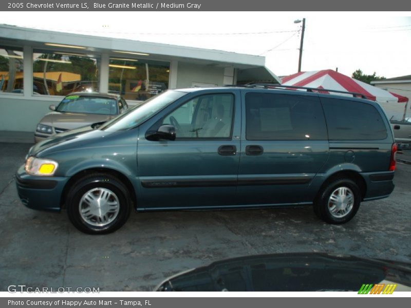 Blue Granite Metallic / Medium Gray 2005 Chevrolet Venture LS