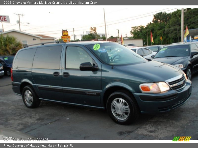 Blue Granite Metallic / Medium Gray 2005 Chevrolet Venture LS