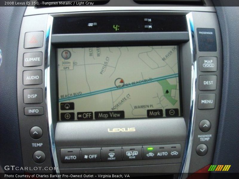 Tungsten Metallic / Light Gray 2008 Lexus ES 350