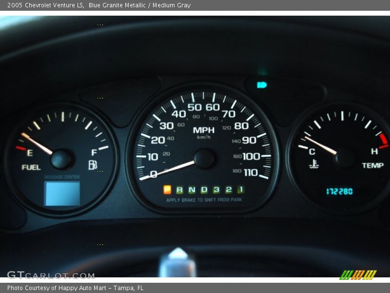 Blue Granite Metallic / Medium Gray 2005 Chevrolet Venture LS