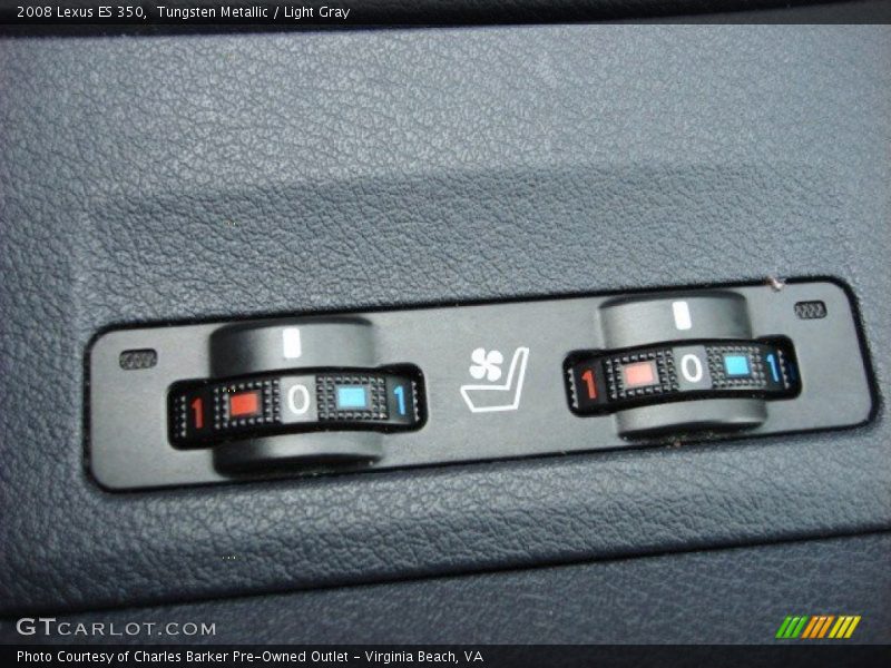 Tungsten Metallic / Light Gray 2008 Lexus ES 350