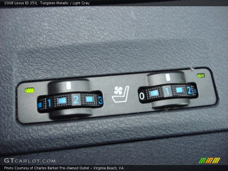 Tungsten Metallic / Light Gray 2008 Lexus ES 350