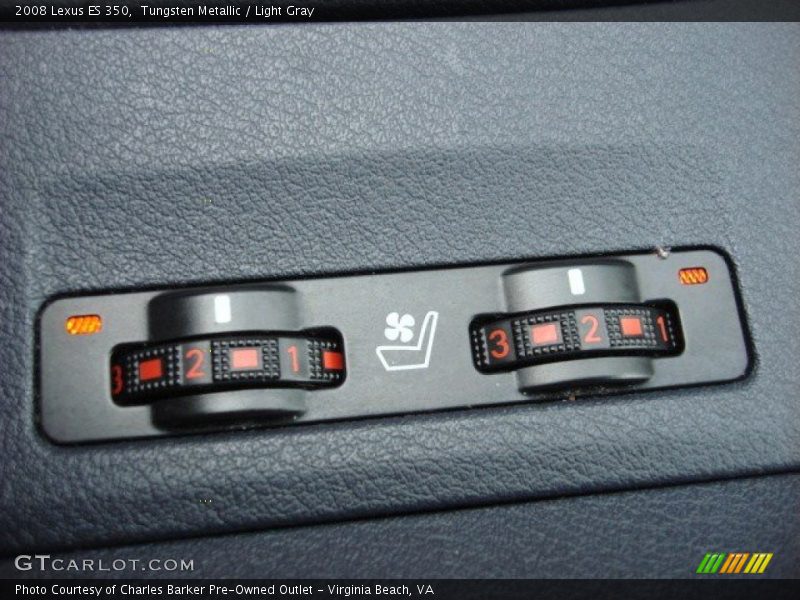 Tungsten Metallic / Light Gray 2008 Lexus ES 350