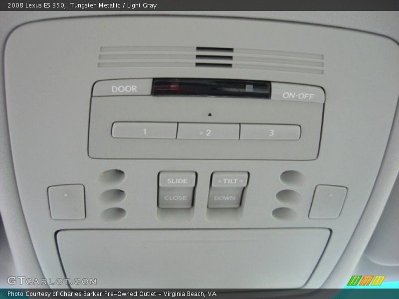 Tungsten Metallic / Light Gray 2008 Lexus ES 350