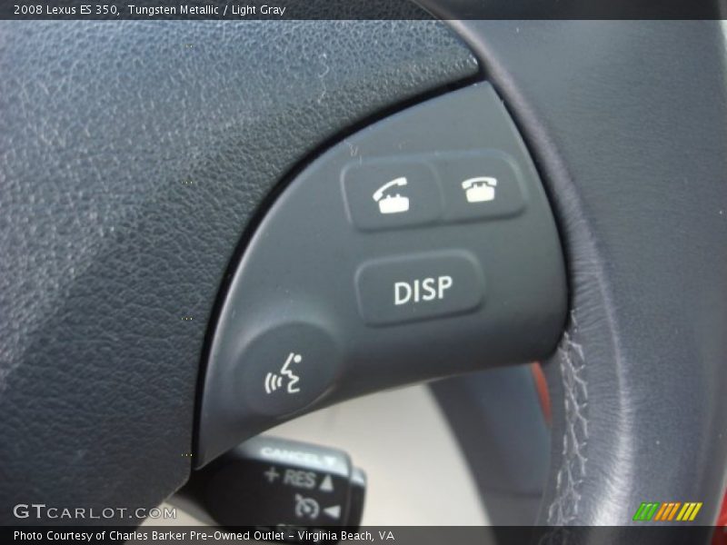 Tungsten Metallic / Light Gray 2008 Lexus ES 350