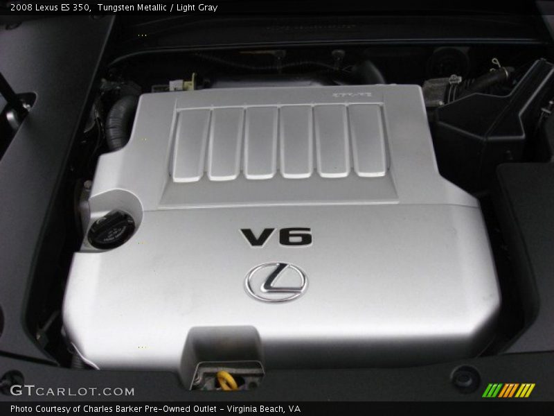 Tungsten Metallic / Light Gray 2008 Lexus ES 350