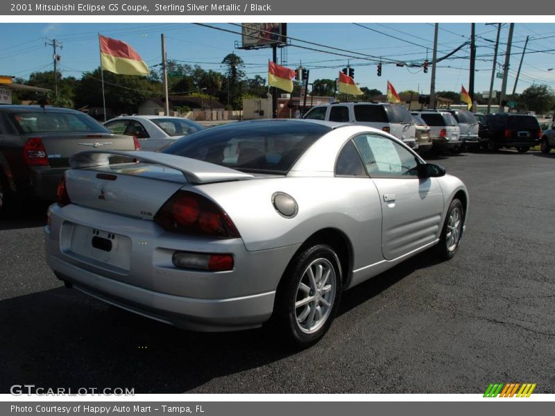 Sterling Silver Metallic / Black 2001 Mitsubishi Eclipse GS Coupe