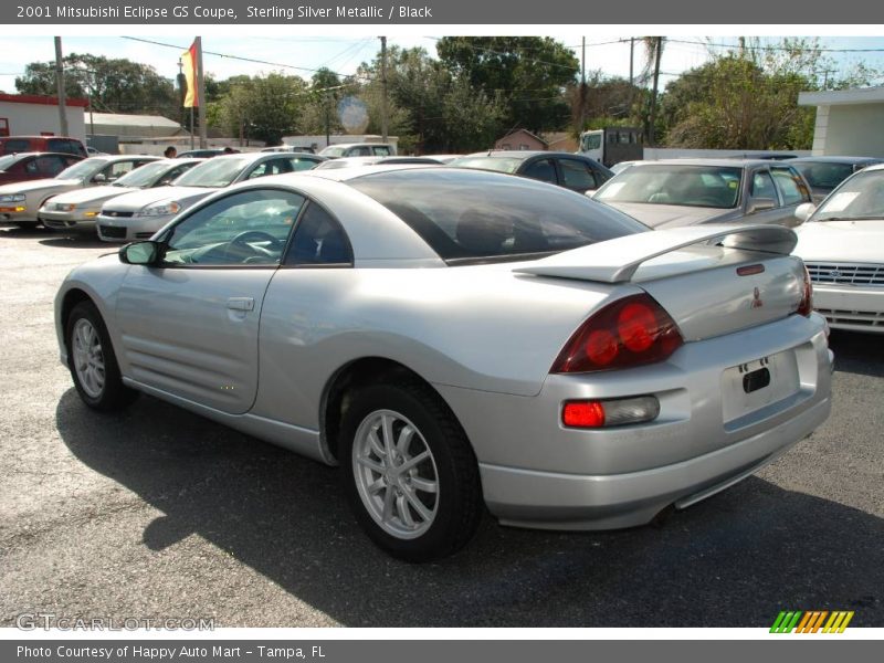 Sterling Silver Metallic / Black 2001 Mitsubishi Eclipse GS Coupe