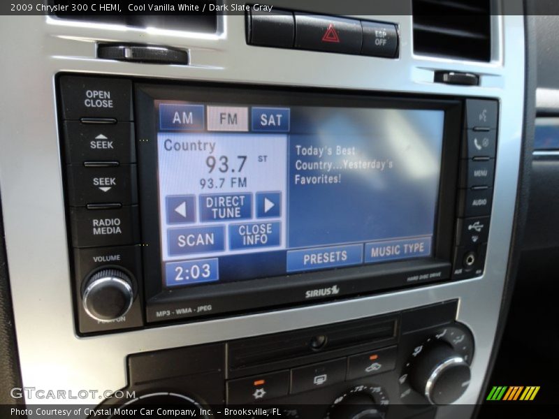 Controls of 2009 300 C HEMI