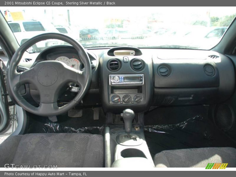 Sterling Silver Metallic / Black 2001 Mitsubishi Eclipse GS Coupe