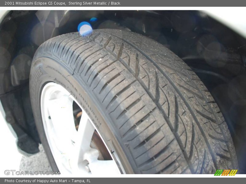 Sterling Silver Metallic / Black 2001 Mitsubishi Eclipse GS Coupe