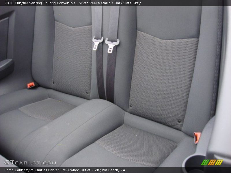Silver Steel Metallic / Dark Slate Gray 2010 Chrysler Sebring Touring Convertible