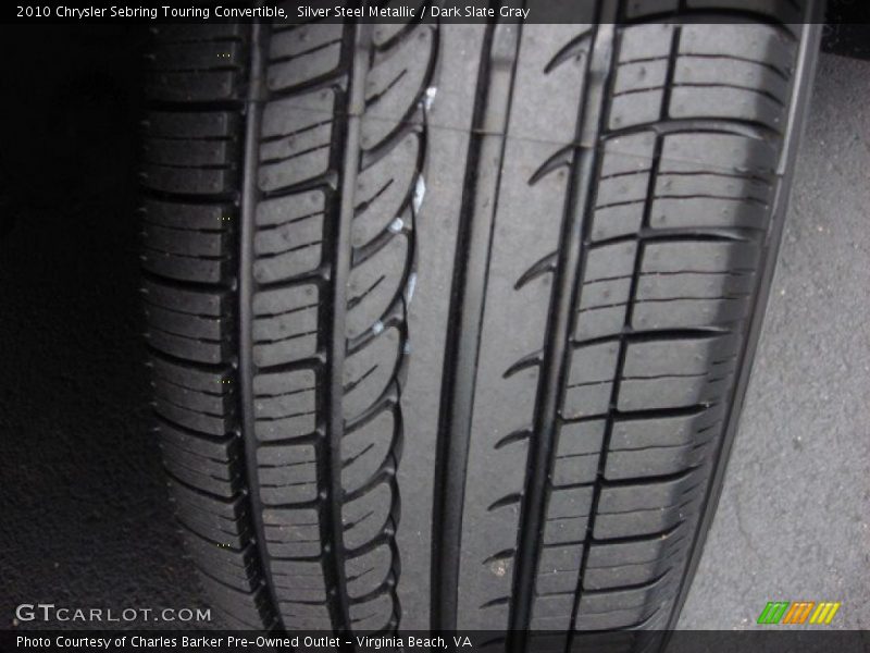Silver Steel Metallic / Dark Slate Gray 2010 Chrysler Sebring Touring Convertible