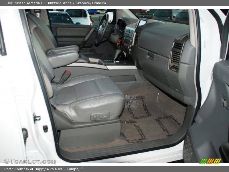 Blizzard White / Graphite/Titanium 2006 Nissan Armada LE