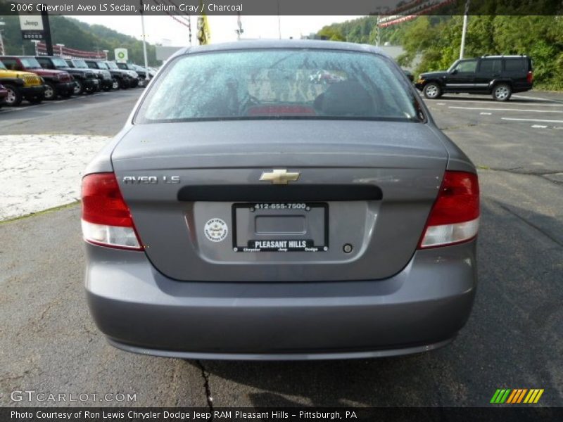 Medium Gray / Charcoal 2006 Chevrolet Aveo LS Sedan